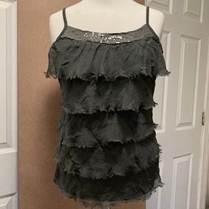 U BEAUTIFUL TOP SILK AND RAYON JERSEY SIZE S US